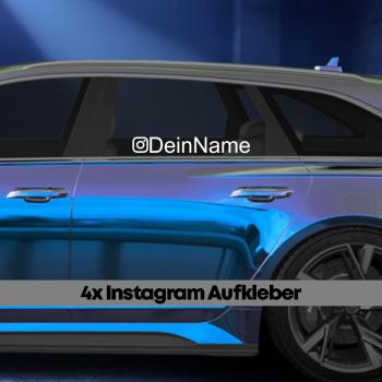 Instagram Aufkleber - 4er Set
